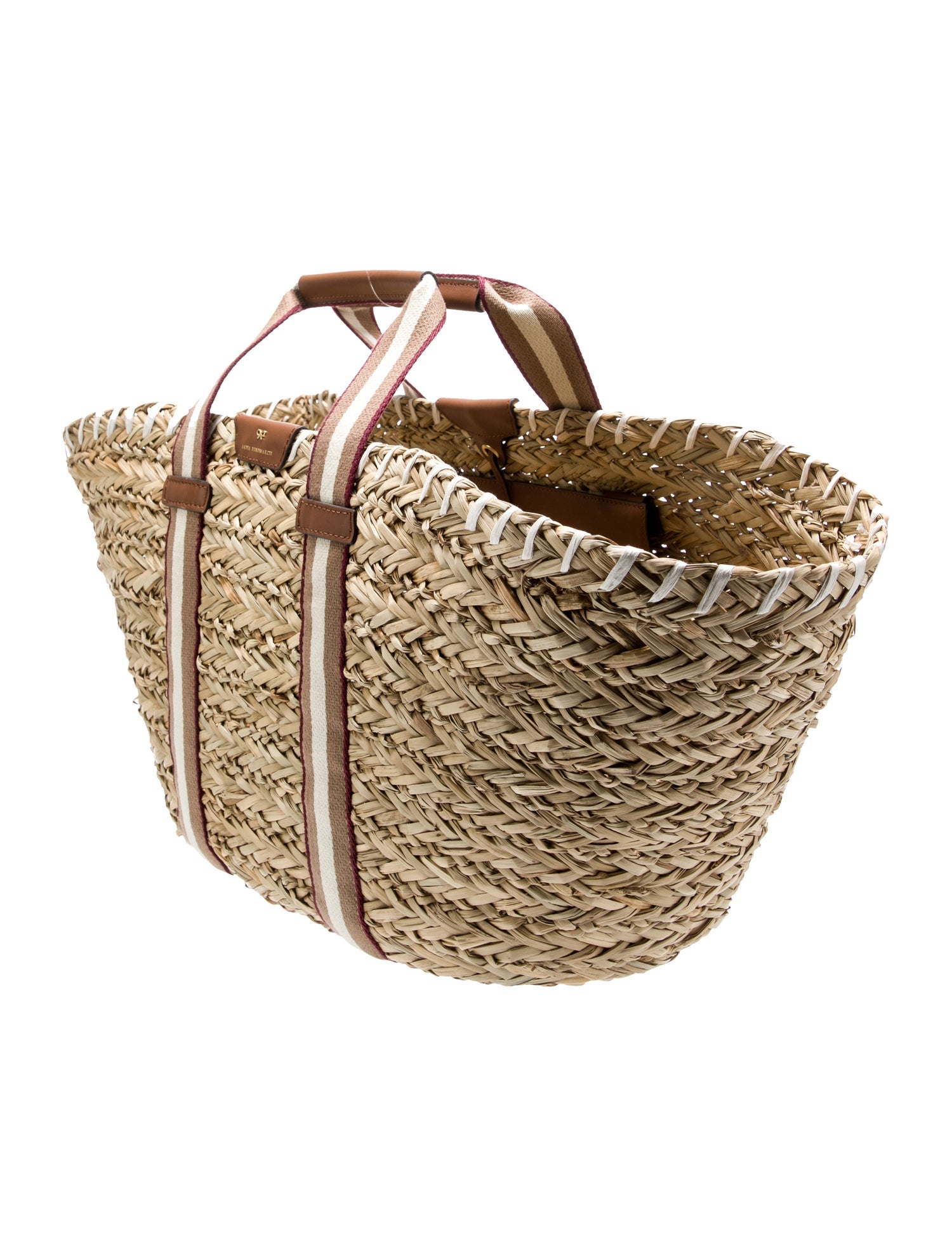 Anya Hindmarch Straw Bucket Bag